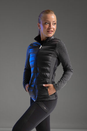 Intermezzo azuzena padded jacket, black