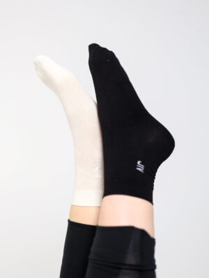 JIV socks, 2 pack, black and white