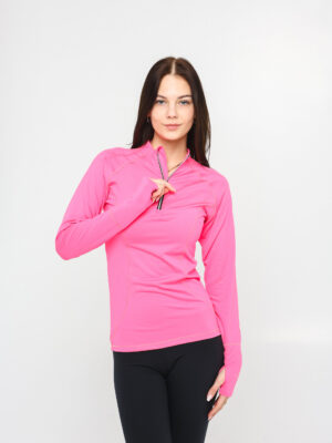 JIV lead half zip top, pink