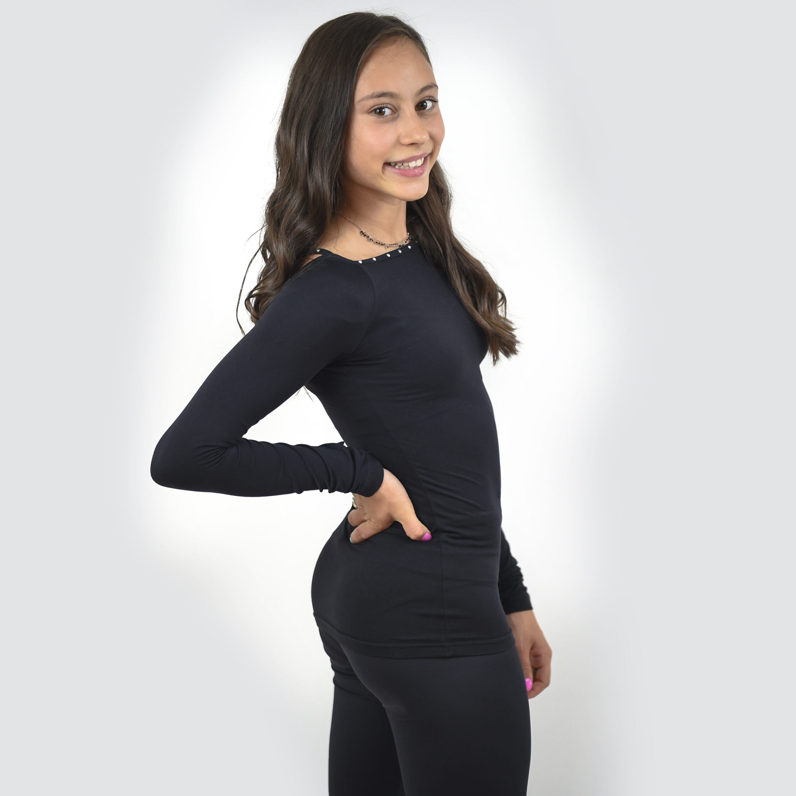 Karisma Titta Top in Black (long sleeve) - Image 4