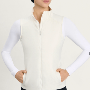 Giordana gilet in ivory image 1