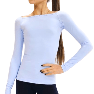 Karisma Titta Top in Sky Blue (long sleeve)