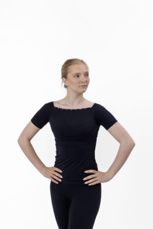 Karisma Titta Top with Crystals (Short Sleeve)