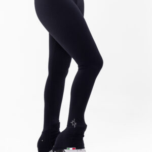 Small K Leggings with Crystals in Black